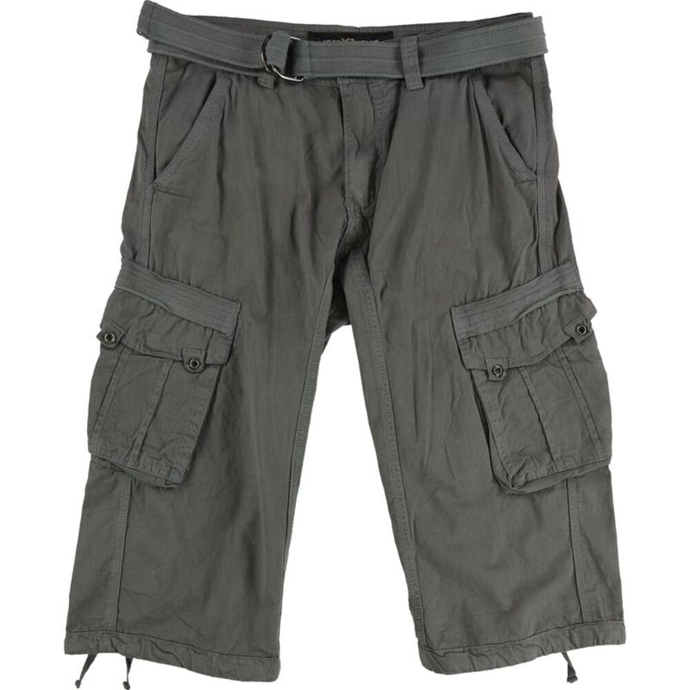 XRAY Mens Belted 18" Long Casual Cargo Shorts, NWT